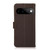 Google Pixel 11 Pro KHAZNEH Side-Magnetic Litchi Genuine Leather RFID Phone Case - Brown