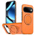 Google Pixel 11 Pro Metal Rotation Holder MagSafe TPU Hybrid PC Phone Case - Orange