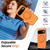 Google Pixel 11 Pro Metal Rotation Holder MagSafe TPU Hybrid PC Phone Case - Orange