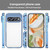 Google Pixel 11 Pro PC Hybrid TPU Airbag Shockproof Phone Case - Transparent Blue