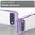 Google Pixel 11 Pro PC Hybrid TPU Airbag Shockproof Phone Case - Transparent Purple