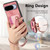 Google Pixel 11 Pro Retro Cross Wristband Wallet Leather Back Phone Case - Pink