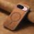 Google Pixel 11 Pro Retro Magsafe Magnetic PU Back Cover Phone Case - Brown
