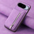 Google Pixel 11 Pro Retro MagSafe Zipper Wallet Card Bag Back Phone Case - Purple