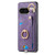 Google Pixel 11 Pro Retro Skin-feel Ring Card Bag Phone Case with Hang Loop - Purple
