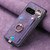Google Pixel 11 Pro Retro Skin-feel Ring Card Bag Phone Case with Hang Loop - Purple