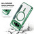 Google Pixel 11 Pro Shield MagSafe RFID Anti-theft Leather Phone Case - Green