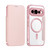 Google Pixel 11 Pro Shield MagSafe RFID Anti-theft Leather Phone Case - Pink