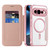 Google Pixel 11 Pro Shield MagSafe RFID Anti-theft Leather Phone Case - Pink