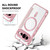 Google Pixel 11 Pro Shield MagSafe RFID Anti-theft Leather Phone Case - Pink