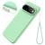 Google Pixel 11 Pro Solid Color Liquid Silicone Dropproof Full Coverage Phone Case - Green