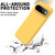 Google Pixel 11 Pro Solid Color Liquid Silicone Dropproof Full Coverage Phone Case - Yellow