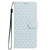 Google Pixel 11 Pro Star Pattern Magnetic Buckle Vegan Leather Phone Case with Wrist Strap - Blue