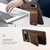 Google Pixel 11 Pro Suteni H02 Litchi Leather Card Wallet Stand Back Phone Case - Brown