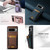 Google Pixel 11 Pro Suteni H03 Litchi Leather Card Bag Stand Back Phone Case - Black