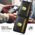 Google Pixel 11 Pro Suteni H03 Oil Wax Leather Wallet Stand Back Phone Case - Black