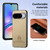 Google Pixel 11 Pro Twill Fabric Leather Skin Back Phone Case - Khaki