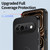 Google Pixel 11 Pro WANLONFENG Kickstand Carbon Fiber Texture Magnetic Phone Case - Sapphire Blue