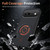 Google Pixel 11 Pro WANLONFENG Tech Fabric Texture Magnetic PC Hybrid TPU Phone Case - Black