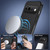 Google Pixel 11 Pro WANLONFENG TQ1 Series Magnetic Carbon Fiber Texture Phone Case with 2pcs Screen Films - Black