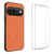 Google Pixel 11 Pro WANLONFENG TQ1 Series Magnetic Carbon Fiber Texture Phone Case with 2pcs Screen Films - Orange