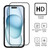 Google Pixel 11 Pro WANLONFENG Transparent Magnetic Four-Corner Shockproof TPU Phone Case with 2pcs Screen Films - Transparent