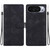 Google Pixel 11 Pro XL Ethnic Pattern Embossed Vegan Leather Phone Case - Black