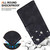 Google Pixel 11 Pro XL Ethnic Pattern Embossed Vegan Leather Phone Case - Black