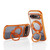 Google Pixel 11 Pro XL 360 Degree Rotation Holder Magnetic Electroplated Phone Case - Orange