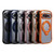 Google Pixel 11 Pro XL 360 Degree Rotation Holder Magnetic Electroplated Phone Case - Orange