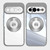 Google Pixel 11 Pro XL 360 Holder Magsafe Acrylic Hybrid TPU Phone Case - Grey