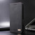 Google Pixel 11 Pro XL 5G Magnetic Clasp Leather Phone Case - Black