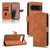 Google Pixel 11 Pro XL 5G Skin Feel Magnetic Flip Leather Phone Case - Brown