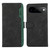 Google Pixel 11 Pro XL ABEEL Color Block Magnetic RFID Leather Phone Case - Black-Green