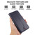 Google Pixel 11 Pro XL ABEEL Delicate Texture Splicing RFID Leather Phone Case - Blue