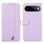 Google Pixel 11 Pro XL ABEEL Delicate Texture Splicing RFID Leather Phone Case - Purple