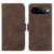 Google Pixel 11 Pro XL ABEEL Frosted Magnetic RFID Leather Phone Case - Brown