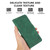 Google Pixel 11 Pro XL ABEEL Frosted Magnetic RFID Leather Phone Case - Green