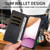 Google Pixel 11 Pro XL BETOPNICE Pearlescent RFID Vegan Leather Phone Case with Strap - Black