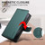 Google Pixel 11 Pro XL BETOPNICE Pearlescent RFID Vegan Leather Phone Case with Strap - Green