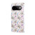 Google Pixel 11 Pro XL Bronzing Painting RFID Leather Phone Case - Pansies