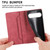 Google Pixel 11 Pro XL Business Solid Color Magnetic RFID Leather Phone Case - Red