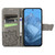 Google Pixel 11 Pro XL Butterfly Love Flower Embossed Leather Phone Case - Gray