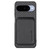 Google Pixel 11 Pro XL Carbon Fiber Leather Card Magsafe Phone Case - Black