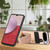 Google Pixel 11 Pro XL Carbon Fiber Wallet Flip Card K-shaped Holder Phone Case - Khaki