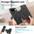 Google Pixel 11 Pro XL CaseNeo MagSafe RFID Anti-theft Retro Leather Phone Case - Black