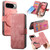 Google Pixel 11 Pro XL CaseNeo MagSafe RFID Anti-theft Retro Leather Phone Case - Pink