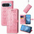 Google Pixel 11 Pro XL Cat and Dog Embossed Leather Phone Case - Pink