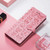 Google Pixel 11 Pro XL Cat and Dog Embossed Leather Phone Case - Pink