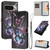 Google Pixel 11 Pro XL Color Drawing Pattern Leather Phone Case - Two Butterflies